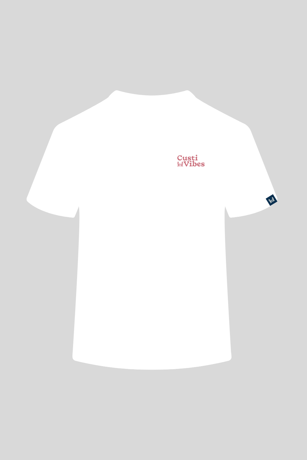 Wit Bordeaux Print T-shirt | Vibes: XL