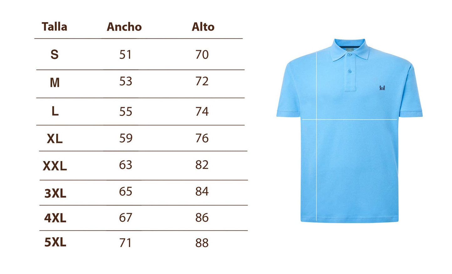 Basis Poloshirt Fles: L