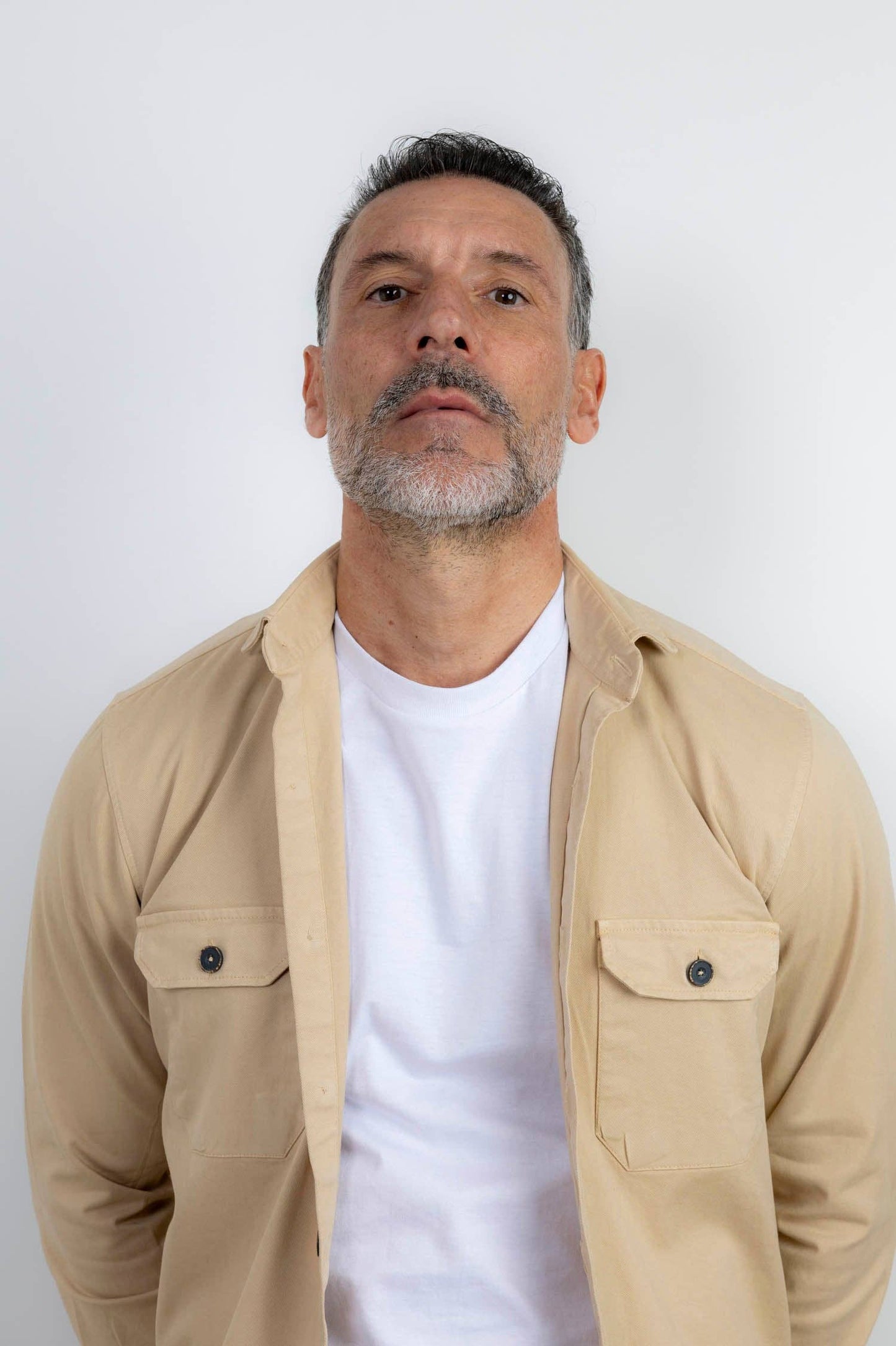 Camel Washed Cotton Jack | Cazorla