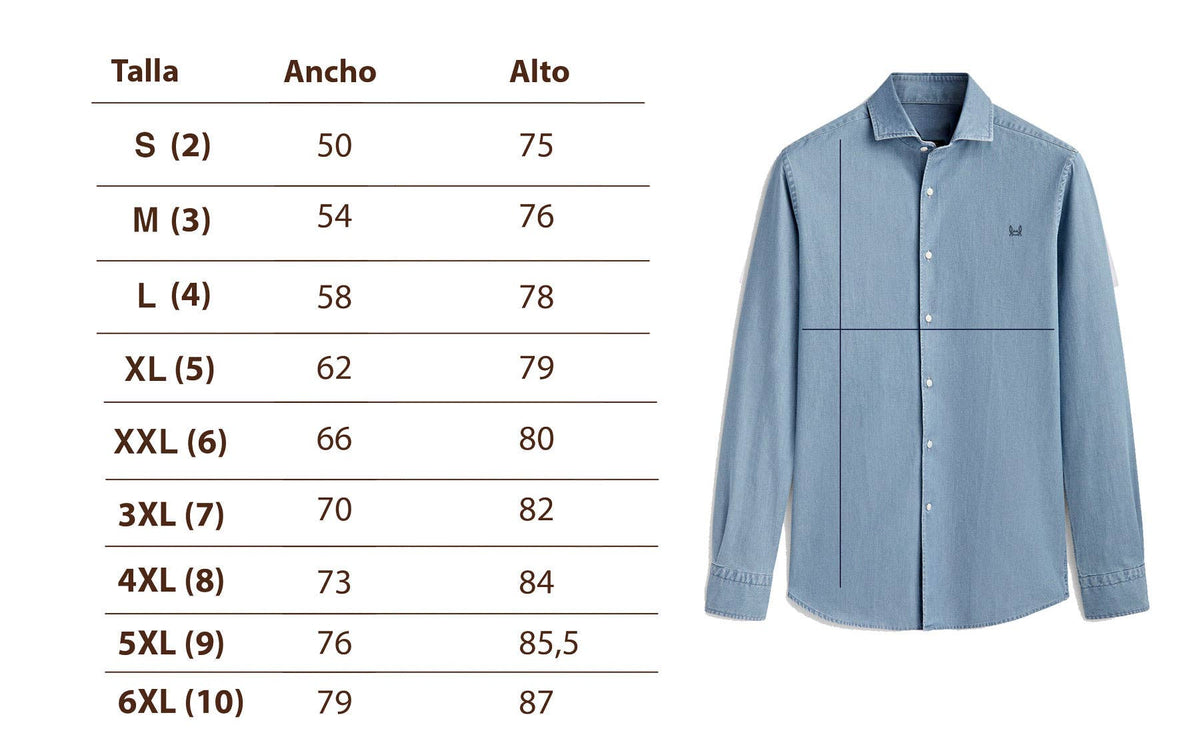 Effen Oxford-overhemd blauw | Durcal: XL (5)