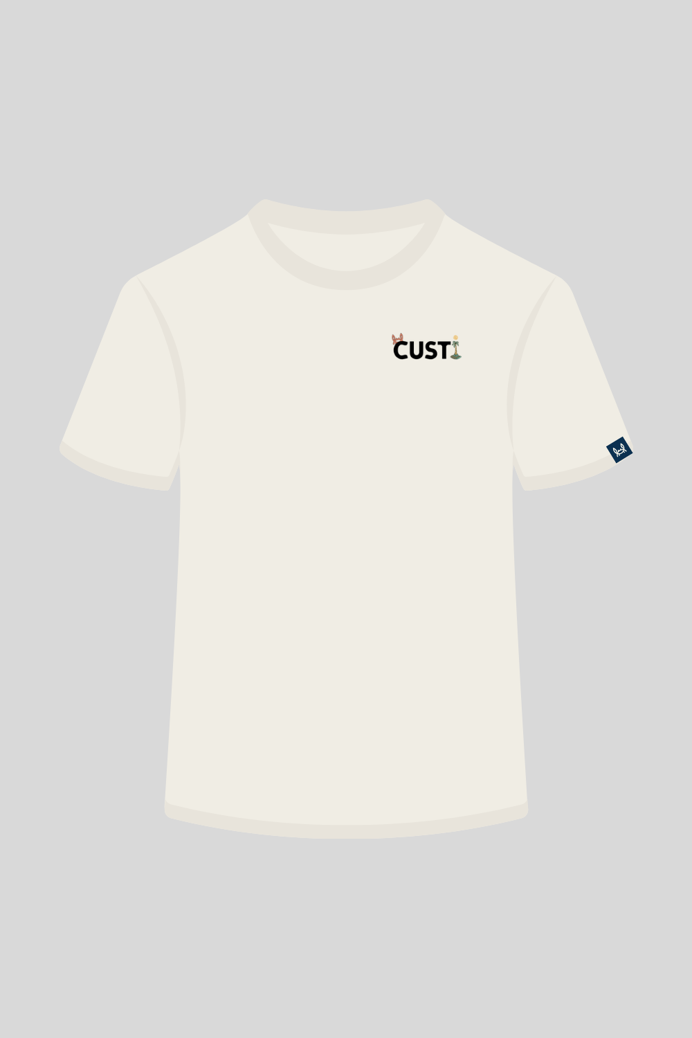 Find your calm T-shirt Crème | Goa