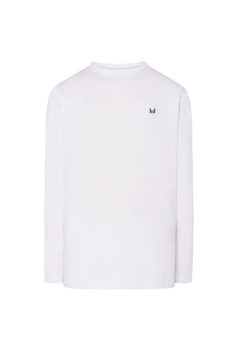 Wit t-shirt met lange mouwen