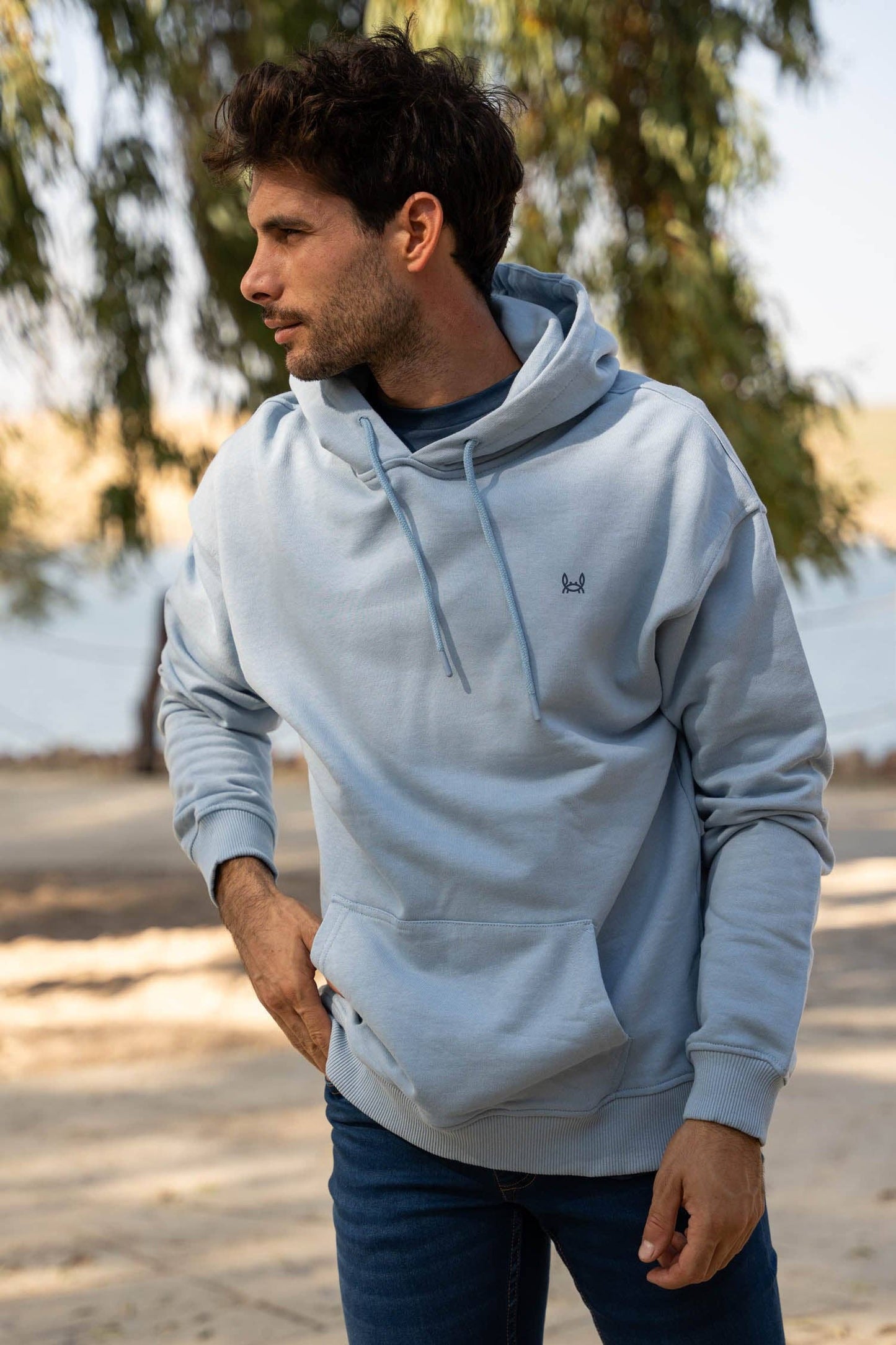 Rombo Celeste Sweatshirt