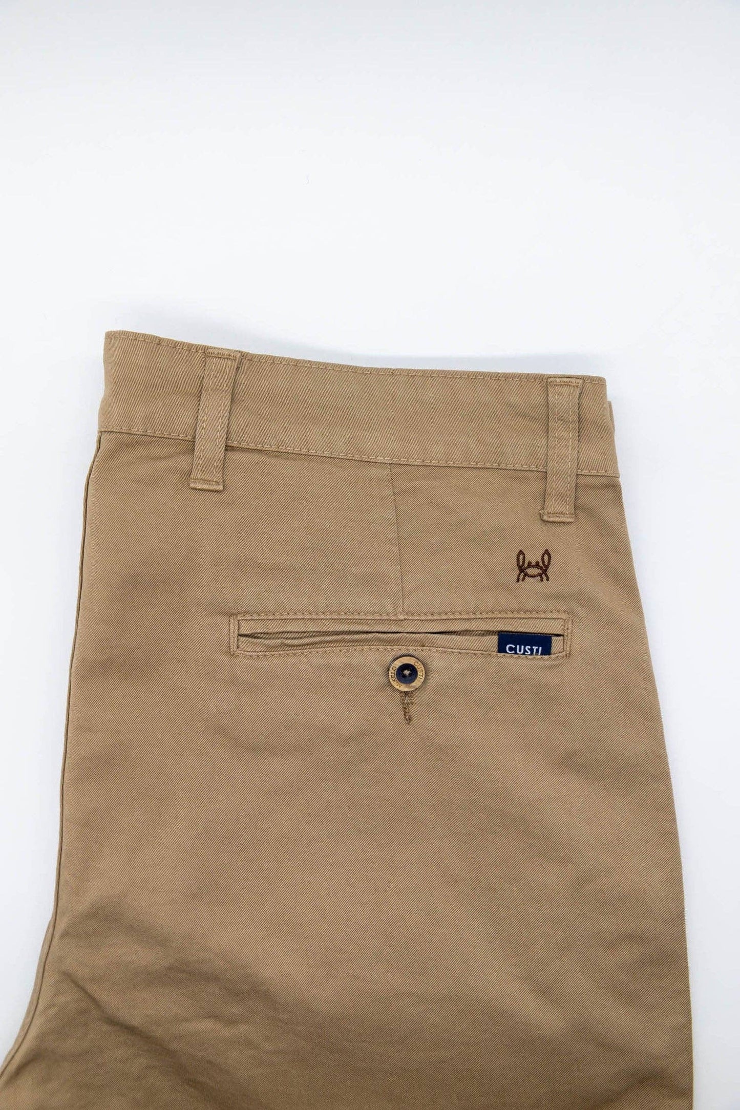 Beige elastische bermudashorts | Priego: 38