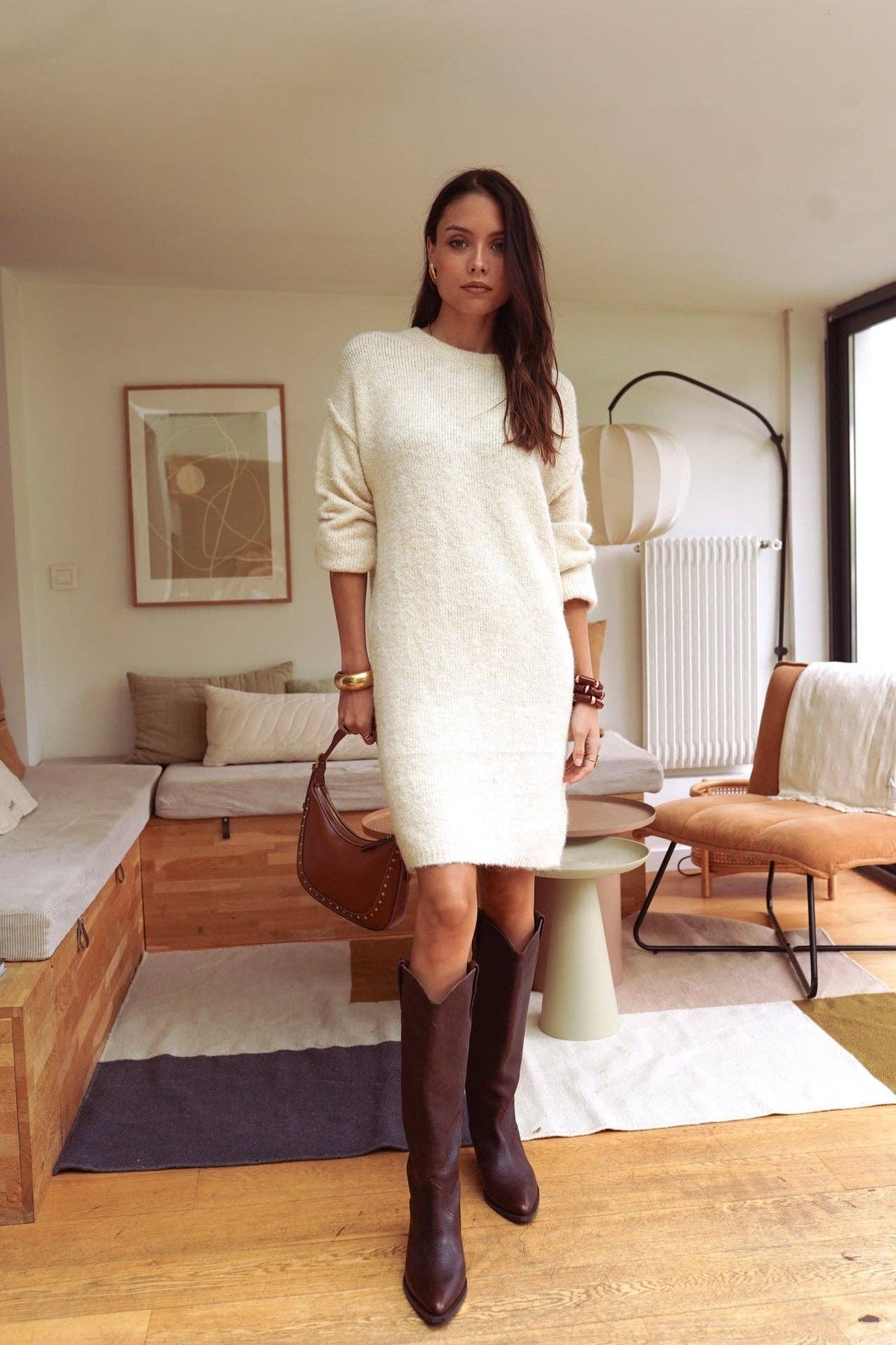 Jurk Carlota: Ecru / JIJ