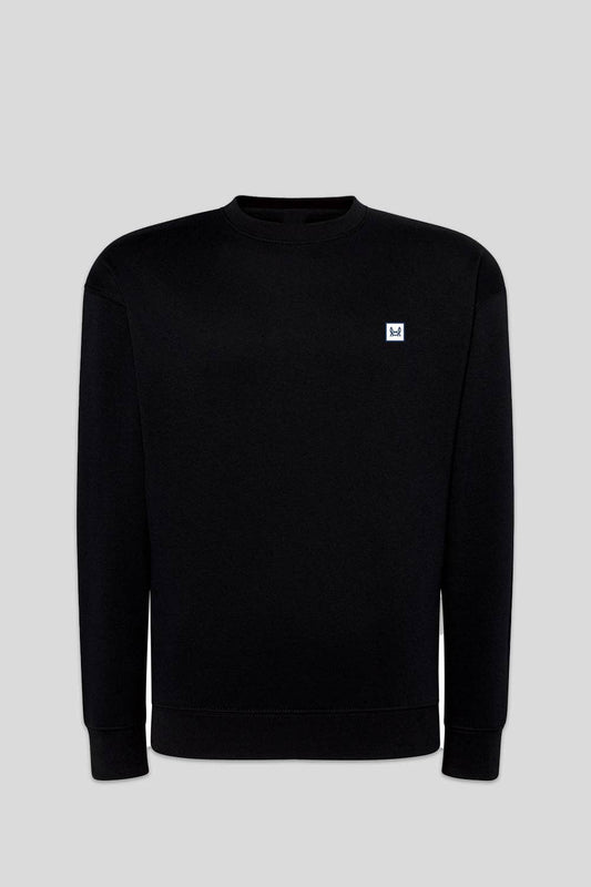 Navy sweatshirt zwart