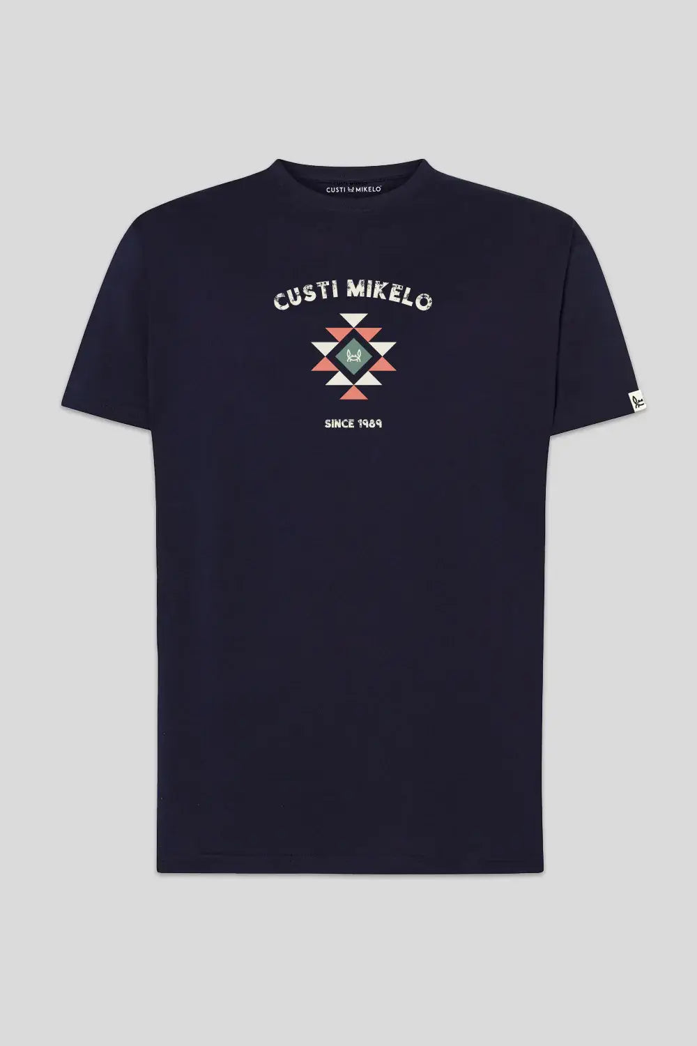 Piramide Marineblauw T-Shirt