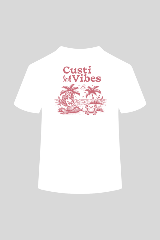 Wit Bordeaux Print T-shirt | Vibes: XL