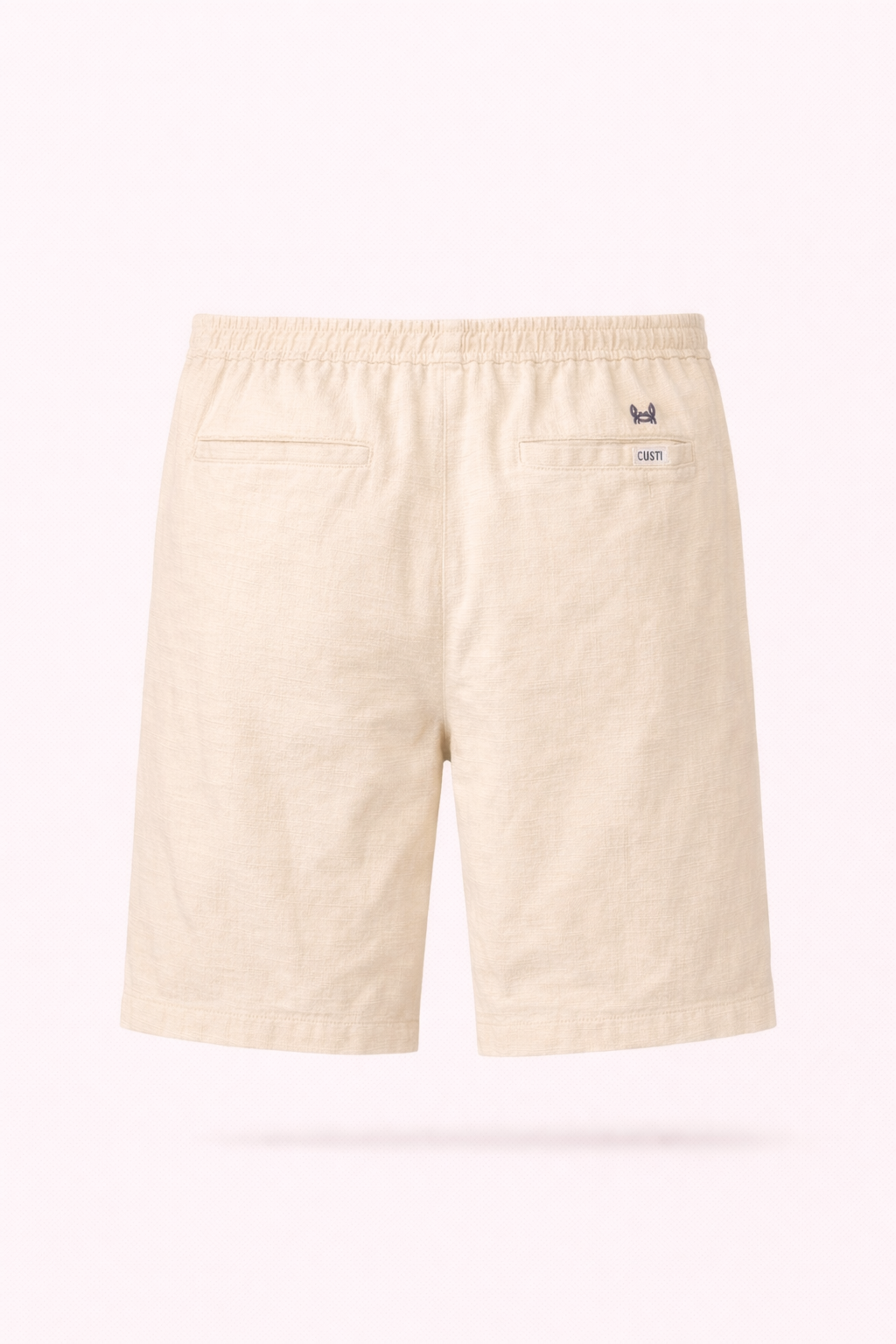 Bermudashort beige | Dobby