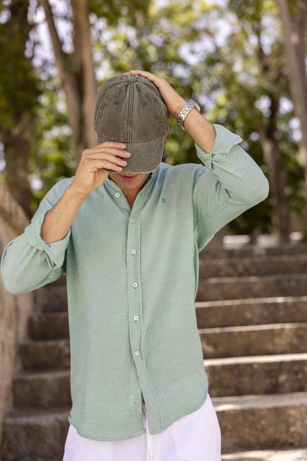 Petje Kaki Groene Krab | Custi Mikelo