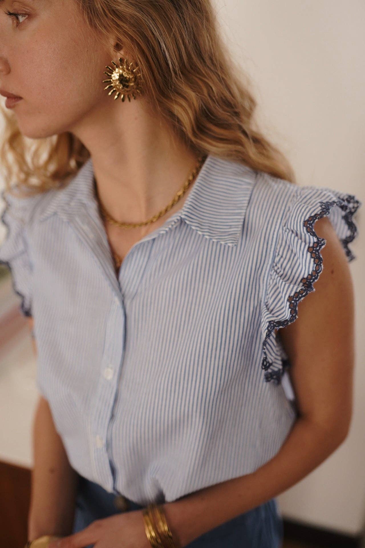 Lucia top: Ciel / XL