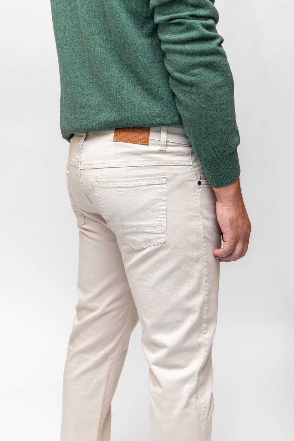Beige broek Stone