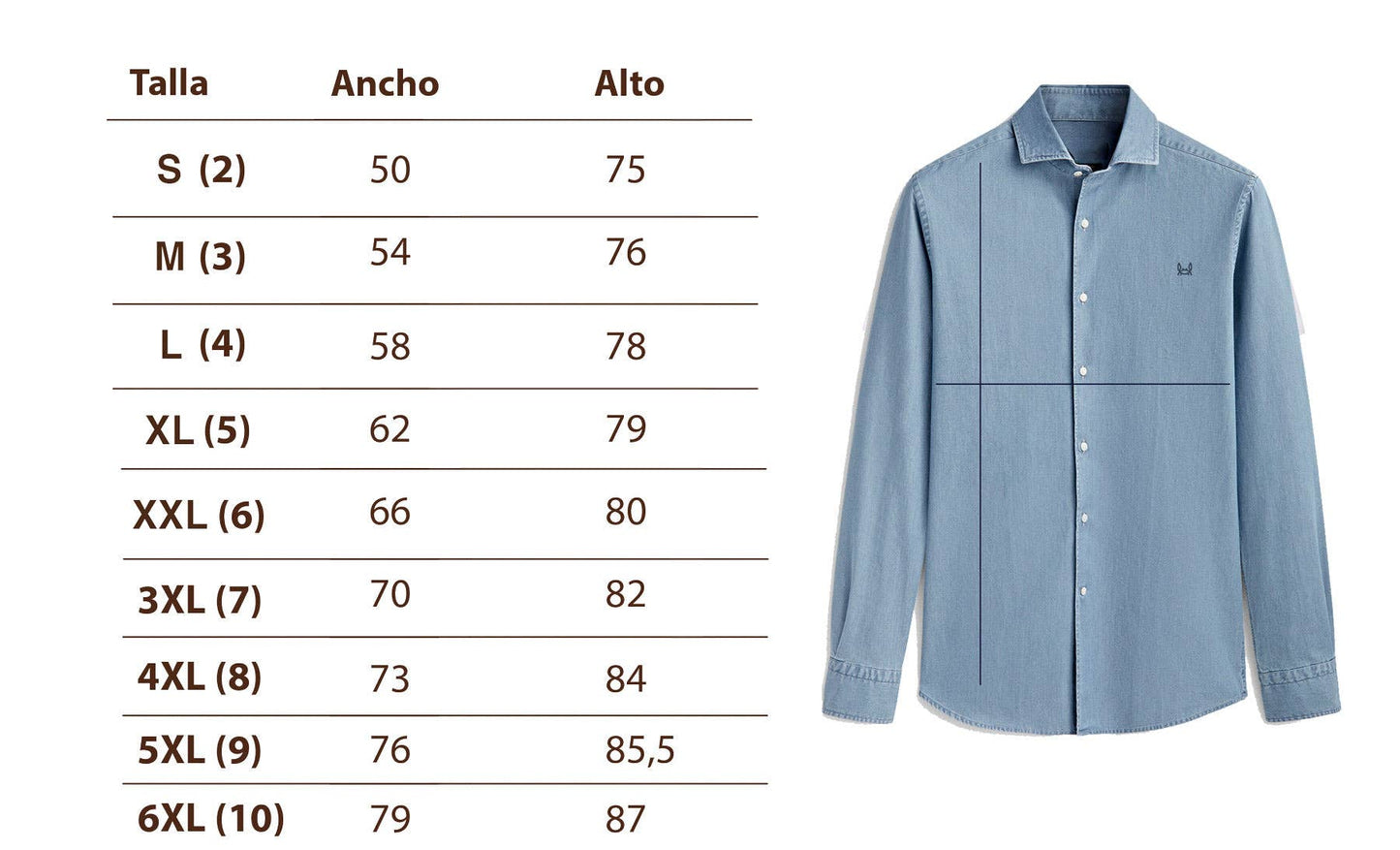 Effen Oxford-overhemd Olijf | Ronda: XL (5)