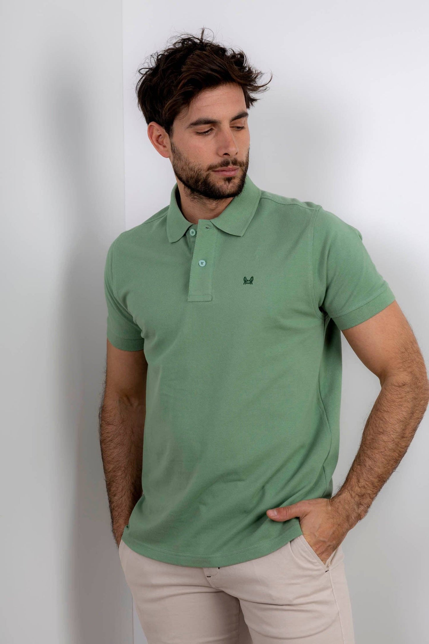 Groen Basis Poloshirt