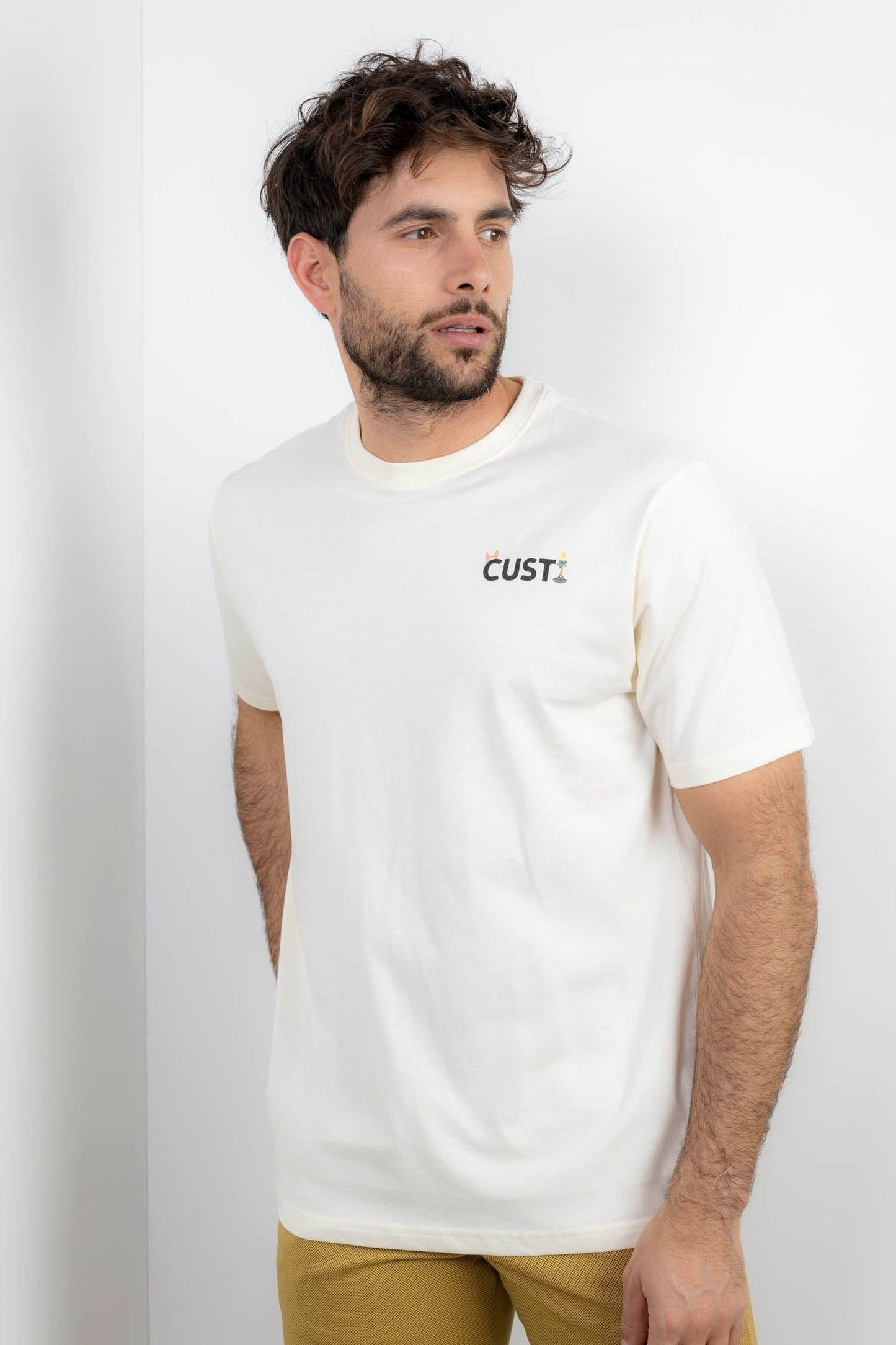 Find your calm T-shirt Crème | Goa