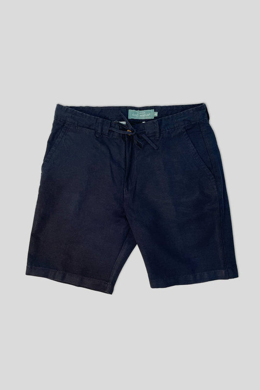 Navy linnen bermuda: 42