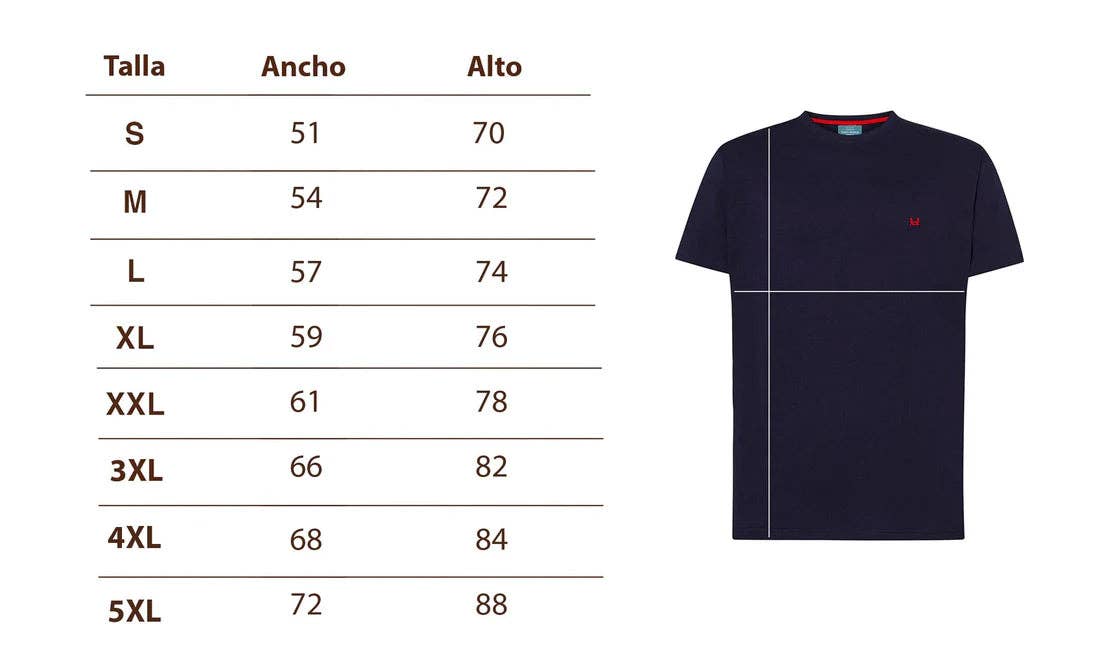 Blauw T-shirt | Waves: L