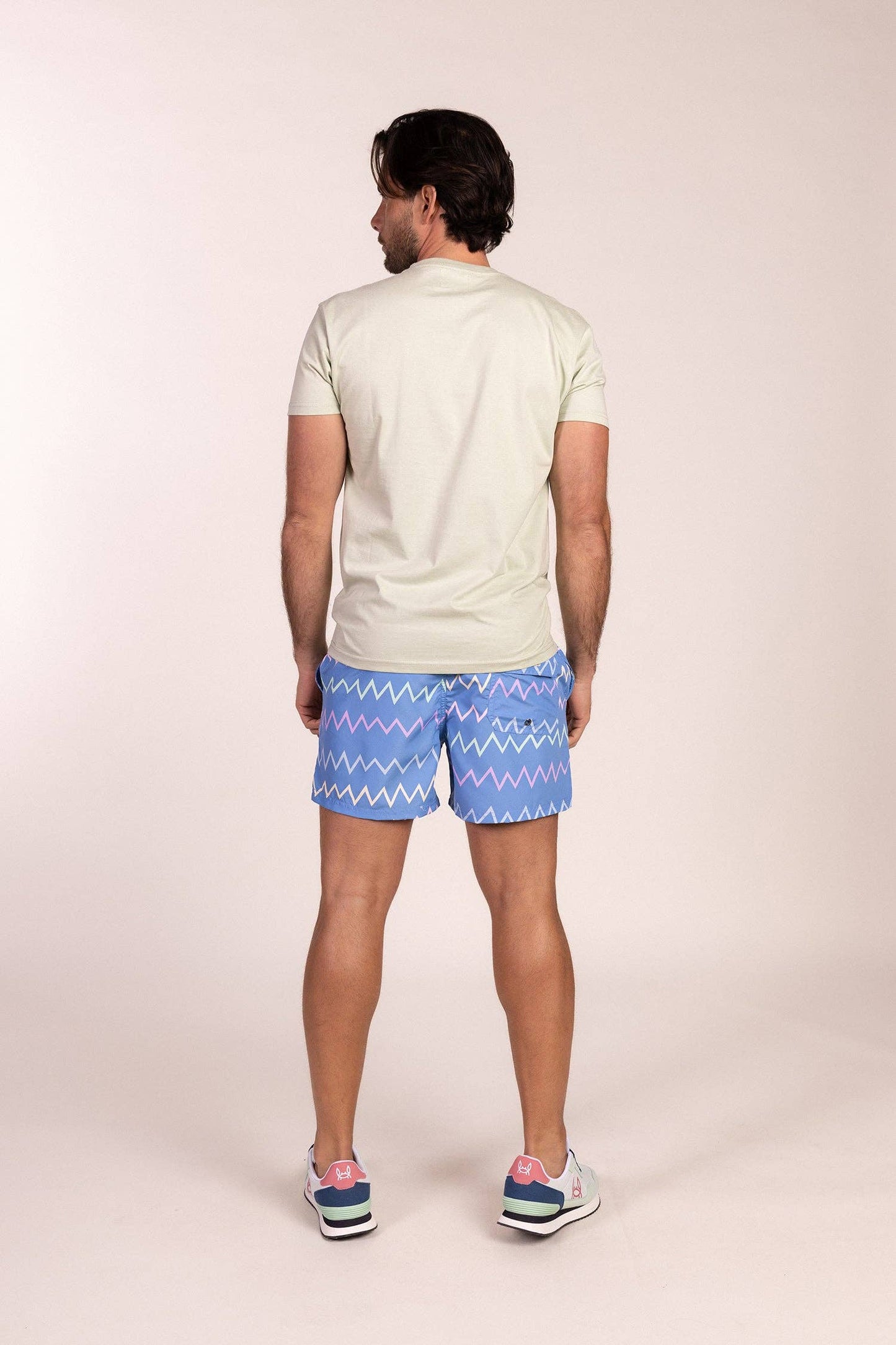 Pastelgroen T-shirt met Korte Mouwen: M