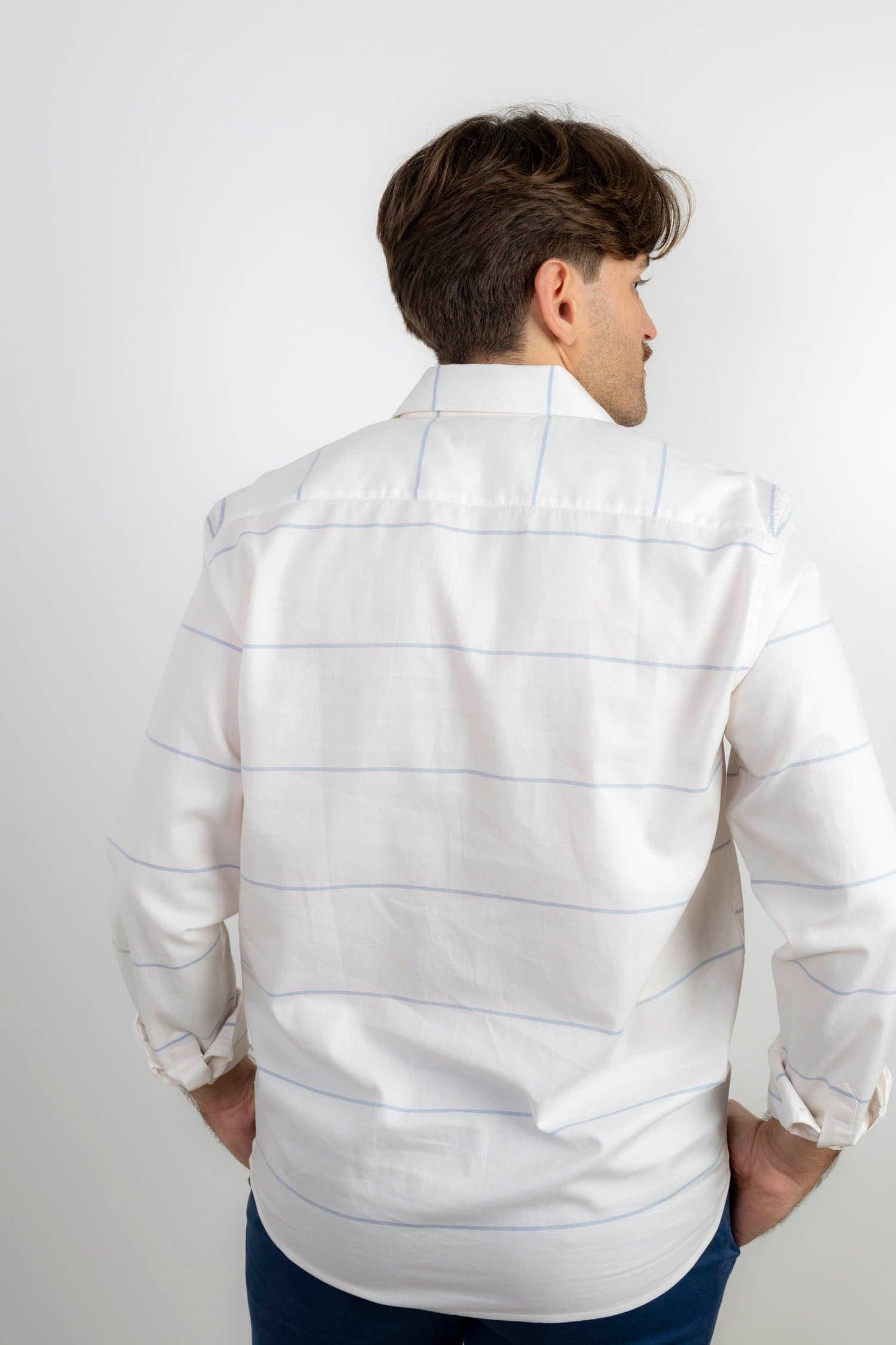 Blauw Gestreept T-shirt | Palermo: XL