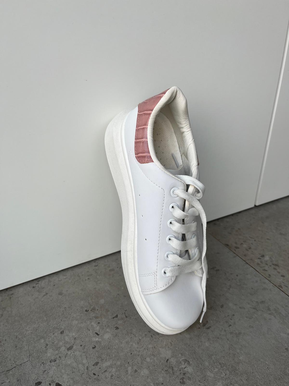 Sneakers wit/roze