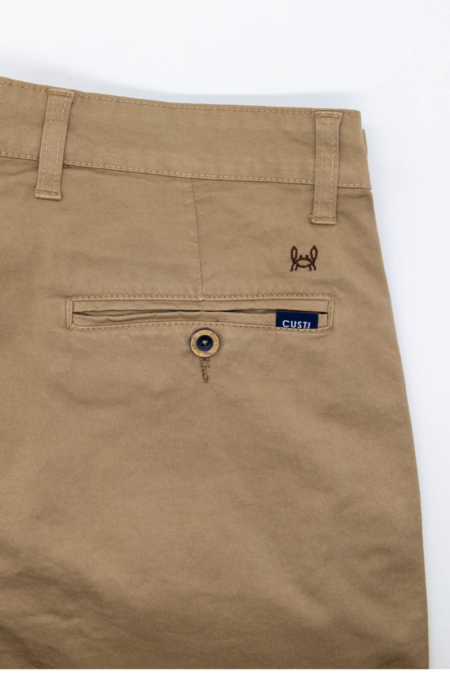 Beige Elastische Chino Broek | Jesulín: 46