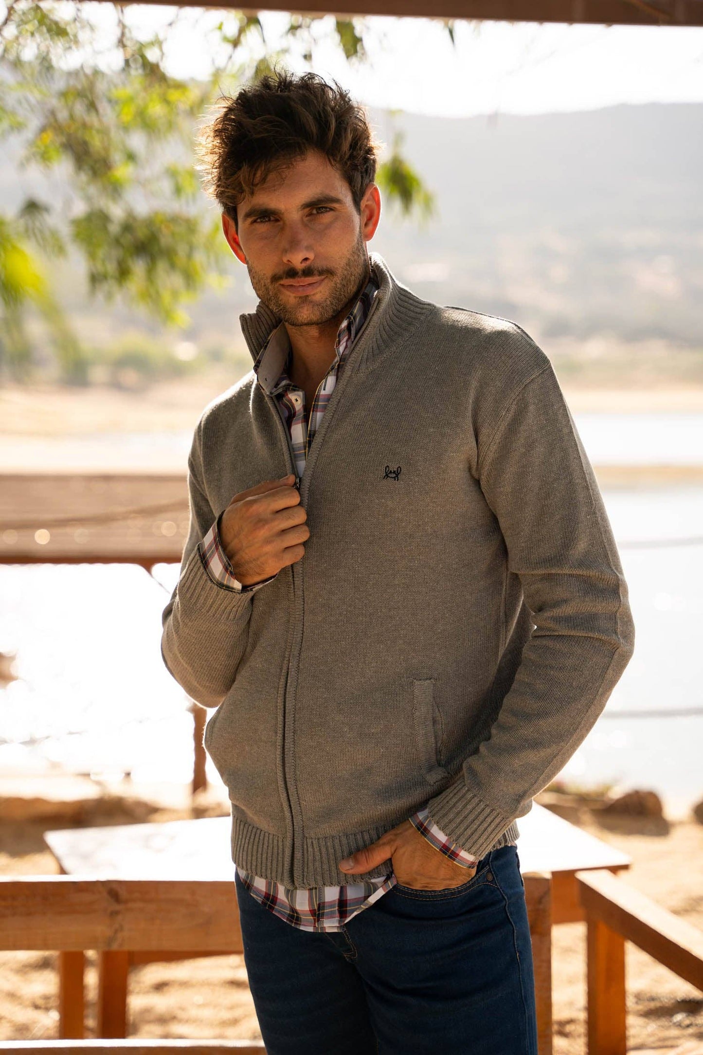 Rebeca Grijze ritssluiting