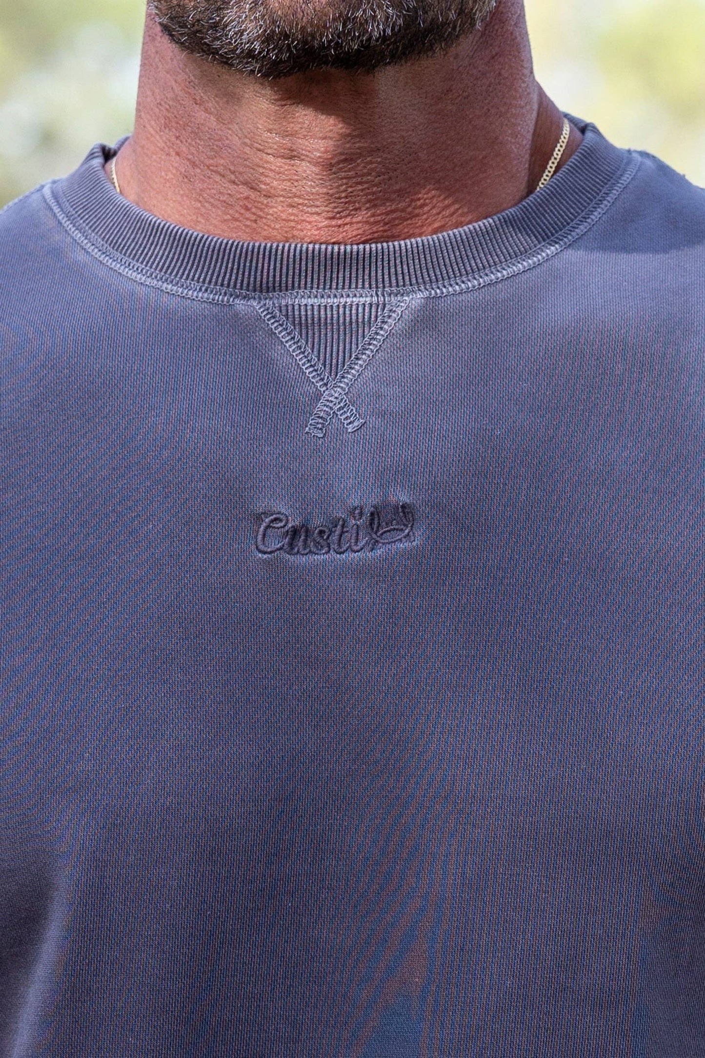 Grijze Gewassen Sweater | Palermo