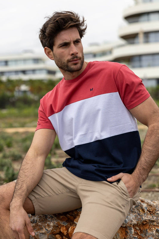 Driekleurig Kers T-shirt | Egypte: Kers / L