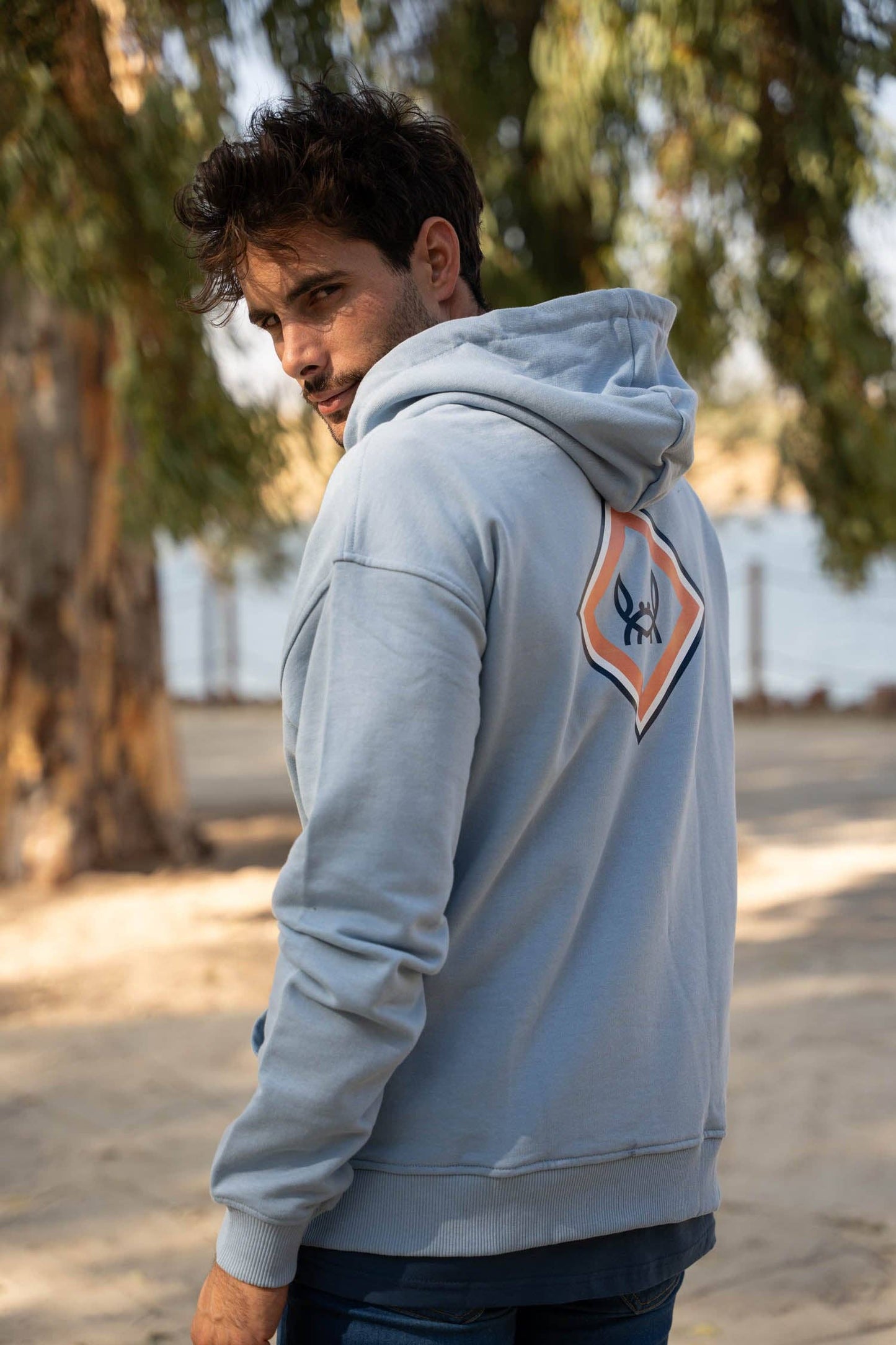 Rombo Celeste Sweatshirt | Thailand