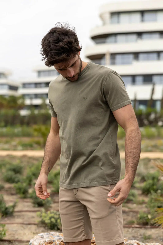 Basic T-shirt Kaki