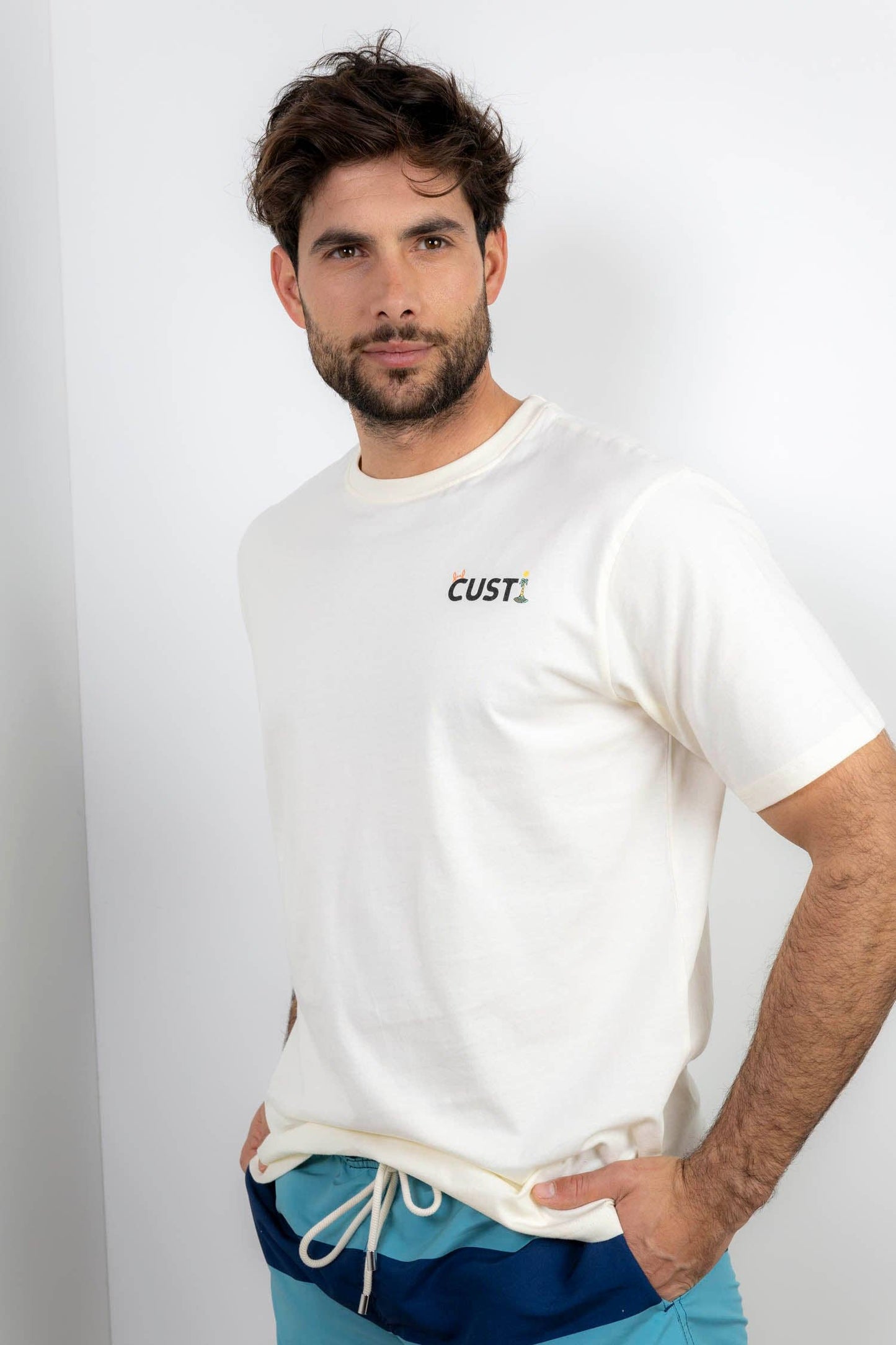 Find your calm T-shirt Crème | Goa