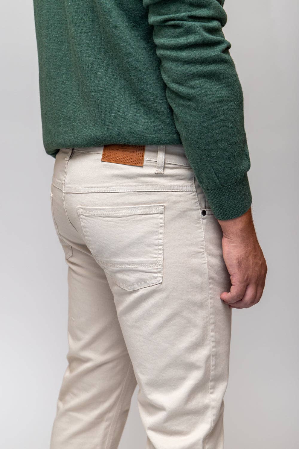 Beige broek Stone